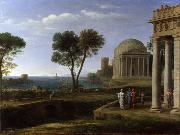 Landscape with Aeneas on Delos (mk17) Claude Lorrain